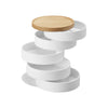 Stacked Jewelry Organizer - Two Sizes on a white background.