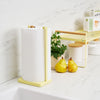 Paper Towel Holder - Steel + Wood — image 2