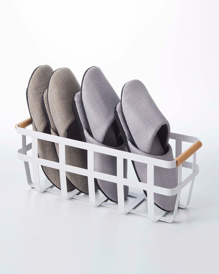Storage Basket - Small - Steel + Wood