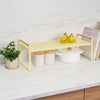Countertop Wire Shelf - Steel + Wood — image 2