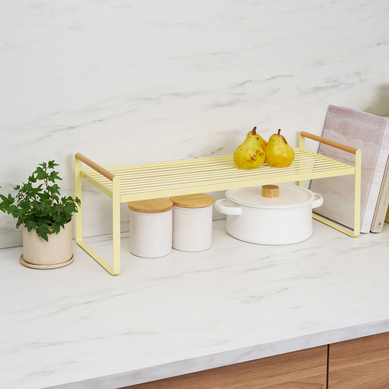 Countertop Wire Shelf - Steel + Wood — image 2