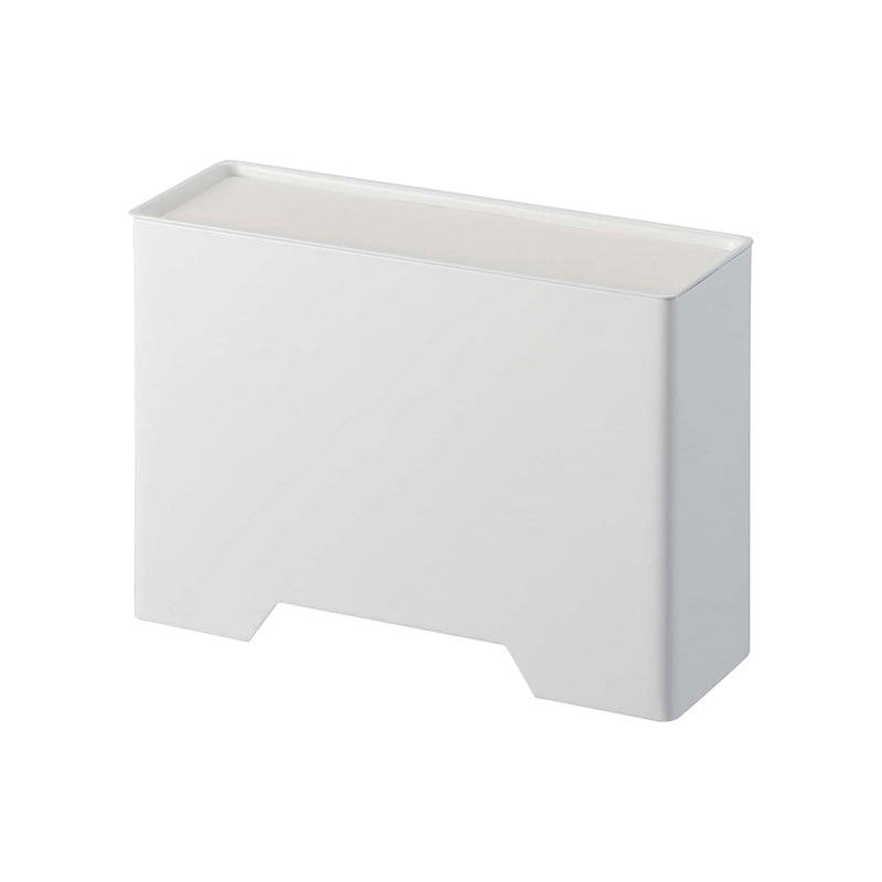 White rectangular object on a white background
