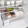 Two Yamazaki Home Refrigerator Organizer Bin - Wide storing food