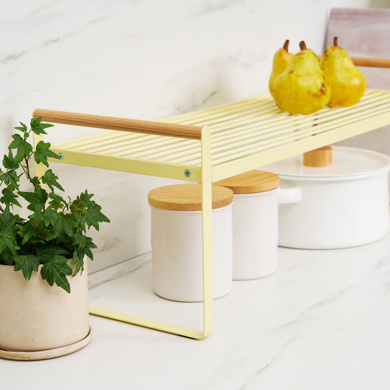 Countertop Wire Shelf - Steel + Wood — image 4