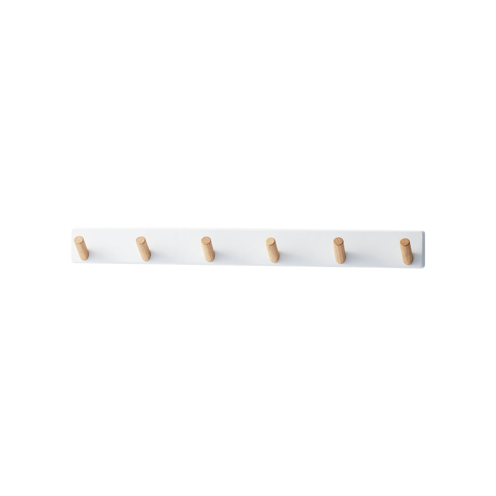 Wall-Mounted Coat Rack - Steel + Wood