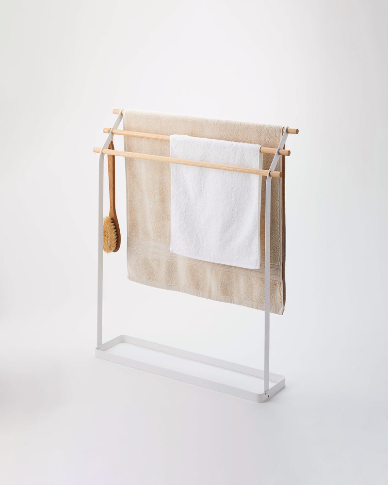 Prop photo showing Bath Towel Rack with various props.