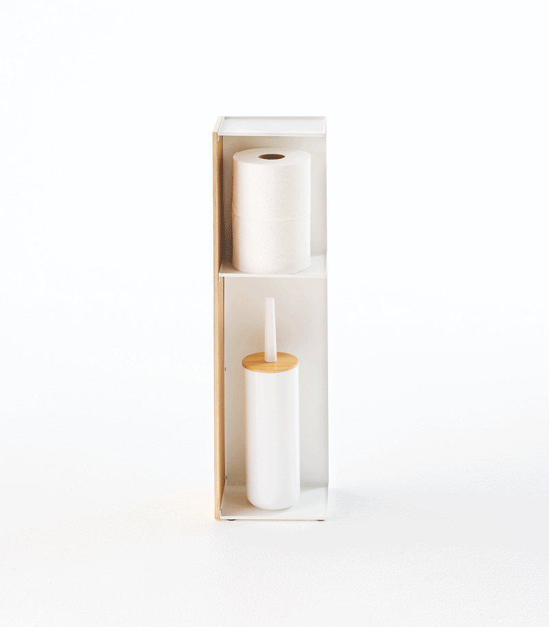 Product GIF showing Bathroom Organizer with various props.