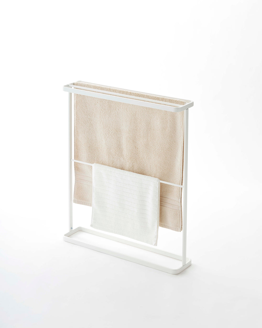 Prop photo showing Bath Towel Hanger with various props.