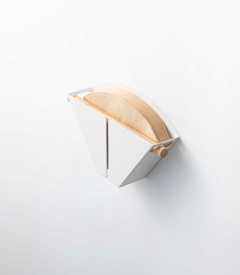 Prop photo showing Magnetic Coffee Filter Case - Size 04 with various props.